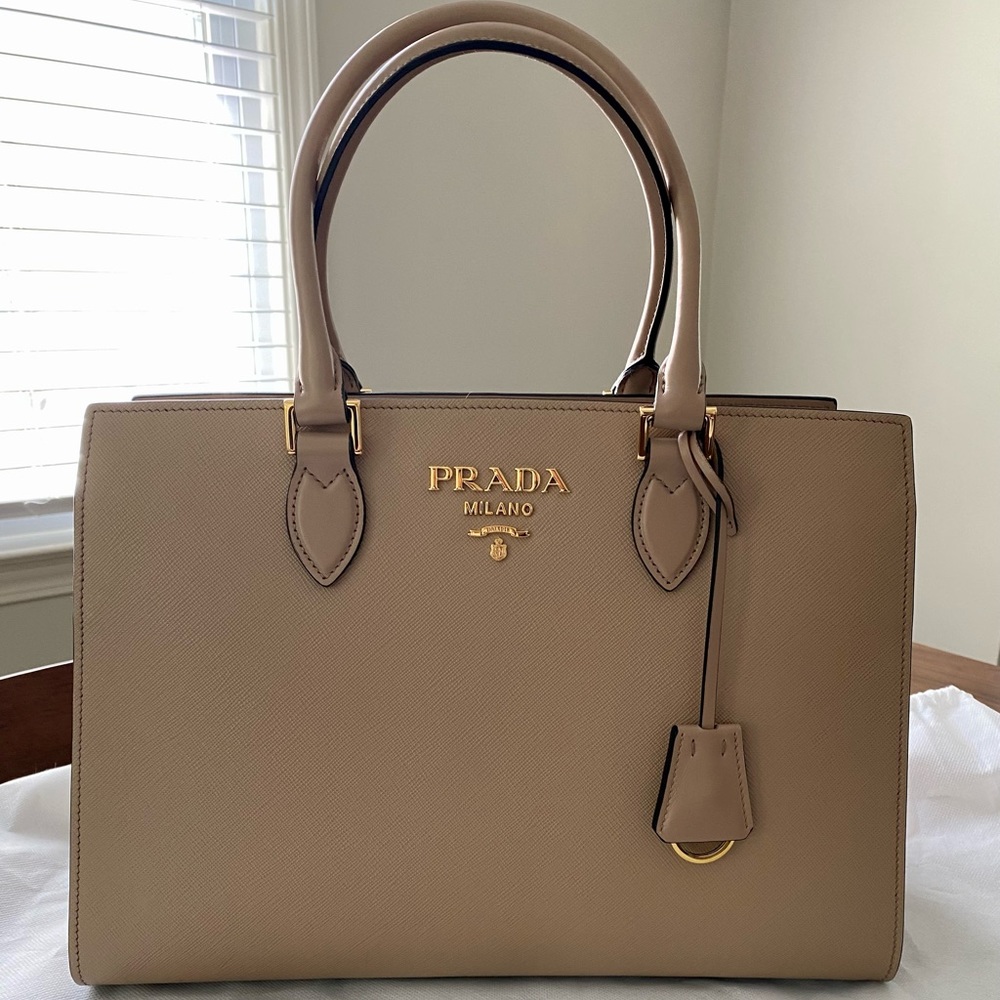 NEW Prada Saffiano Leather Cammeo Bag